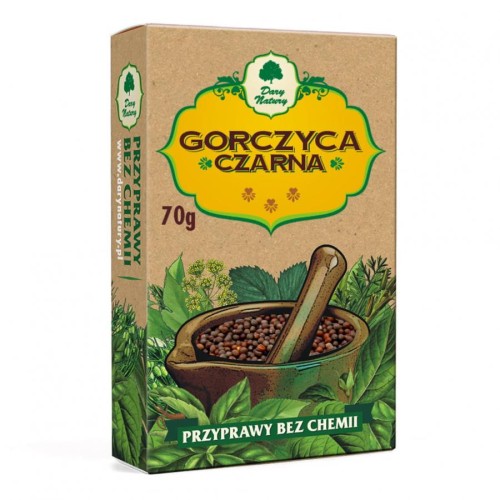 GORCZYCA CZARNA PRZYPRAWA DARY NATURY 70G