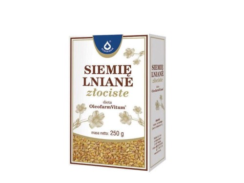 LEN ZŁOTY OLEOFARM 250G