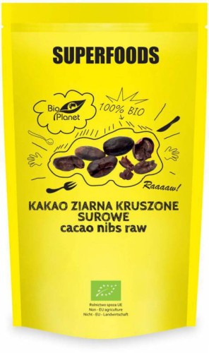 KAKAO SUROWE ZIARNO KRUSZONE BIO SUPERFOODS 250G