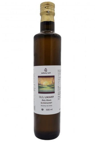 OLEJ LNIANY ZIELONY NURT 500ML