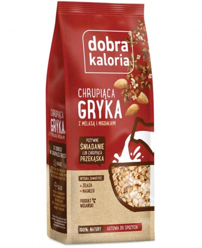 CHRUPIACA GRYKA MELASA MIGDAŁY DOBRA KALORIA 100G