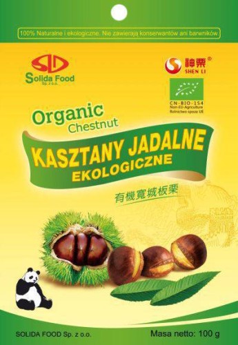 KASZTANY JADALNE GOTOWANE BIO SOLIDA FOOD 100G
