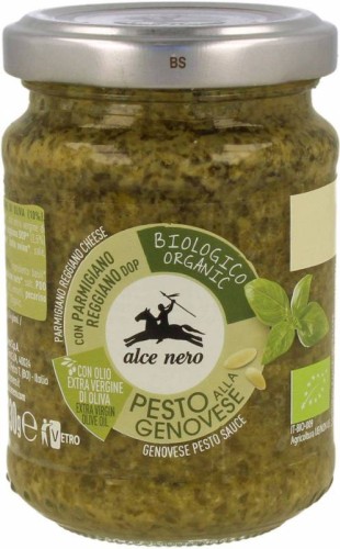 Pesto Genovese Sos Bazyliowy Bio Alce Nero 130g