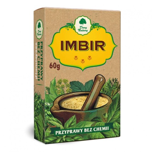 IMBIR MIELONY PRZYPRAWA DARY NATURY 60G