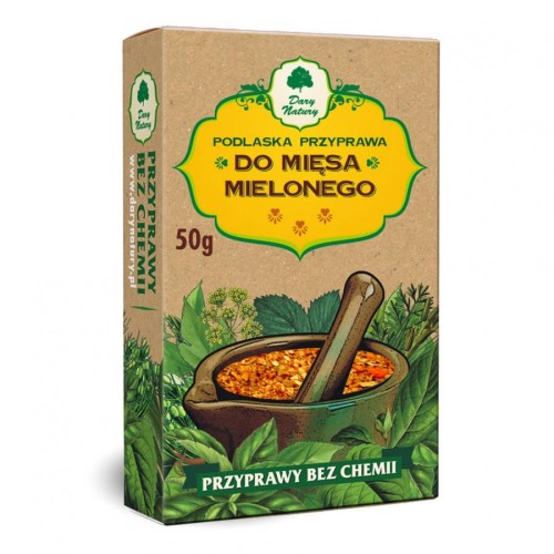 PRZYPRAWA DO MIĘSA MIELONEGO DARY NATURY 50G