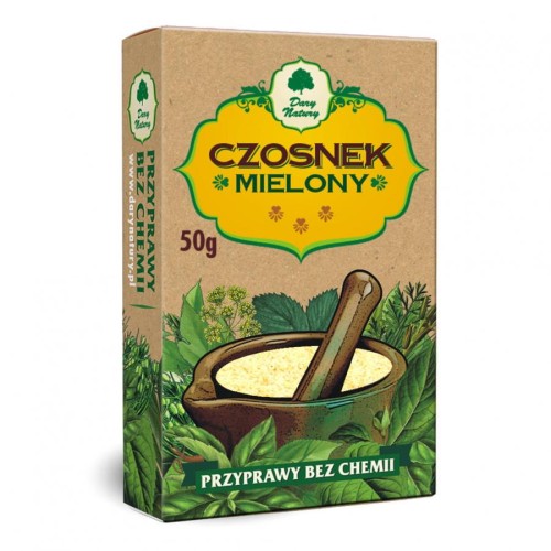 CZOSNEK MIELONY PRZYPRAWA DARY NATURY 50G