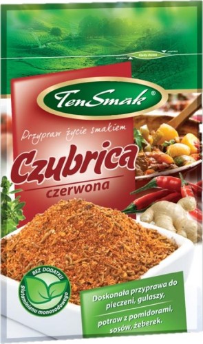 CZUBRYCA CZERWONA PRZYPRAWA TEN SMAK 40G