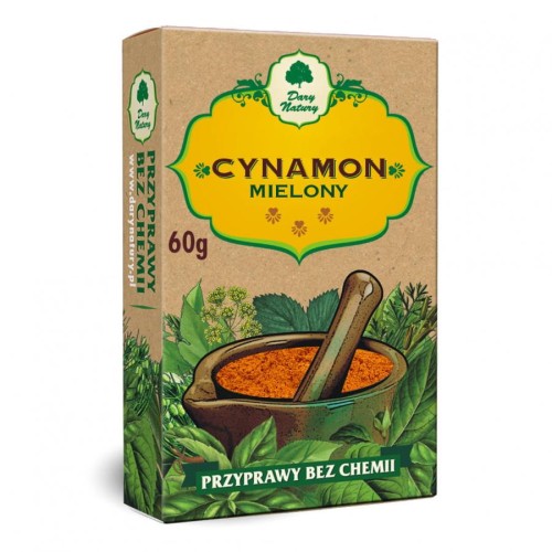 CYNAMON MIELONY PRZYPRAWA DARY NATURY 60G