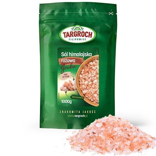 Sól Himalajska Rózowa Gruba Targroch 1kg