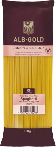 Makaron Kukurydz.-Ryż. Spaghetti Bio Bg 500g -Alb