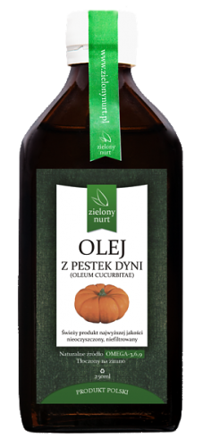 OLEJ Z PESTEK DYNI 0.5L ZIELONY NURT
