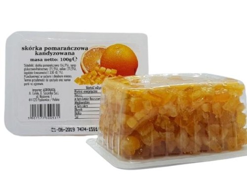 SKÓRKA POMARAŃCZOWA AGROBAKAL 100G