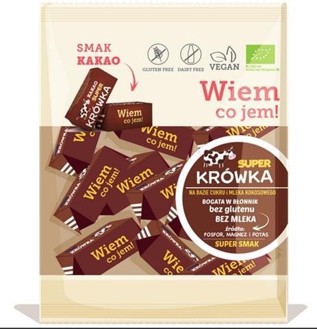 KRÓWKI KAKAOWE BEZMLECZNE BEZGLUTENOWE BIO 150G