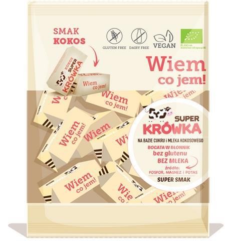 KRÓWKI KOKOSOWE BEZMLECZNE BEZGLUTENOWE BIO 150G