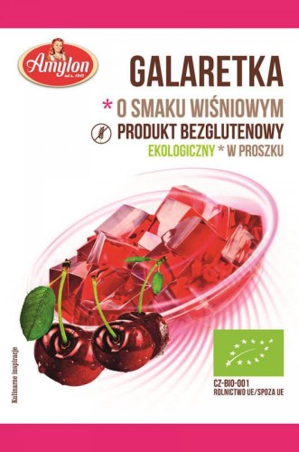 GALARETKA WIŚNIOWA BEZGLUTENOWA BIO AMYLON 40G