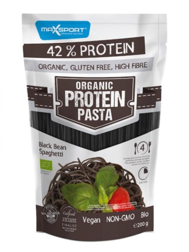 MAKARON SPAGHETTI Z CZARNEJ FASOLI BEZGLUTENOWY BIO 200G