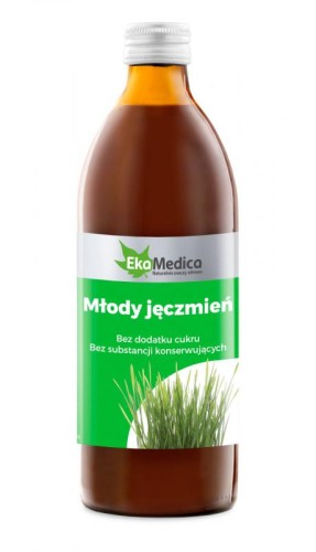 Sok Z Młodego Jęczmienia Ekamedica 500ml