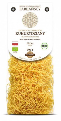 Makaron Kukurydziany Nitki Fabjańscy 300g