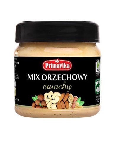 MIX KREM ORZECHOWY CRUNCHY PRIMAVIKA 185G