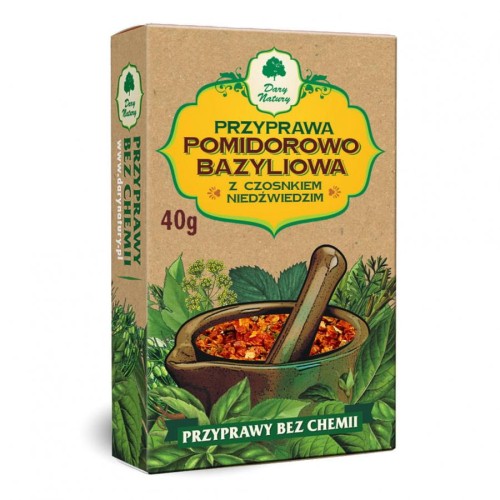 PRZYPRAWA POMIDOROWO BAZYLIOWA DARY NATURY 40G