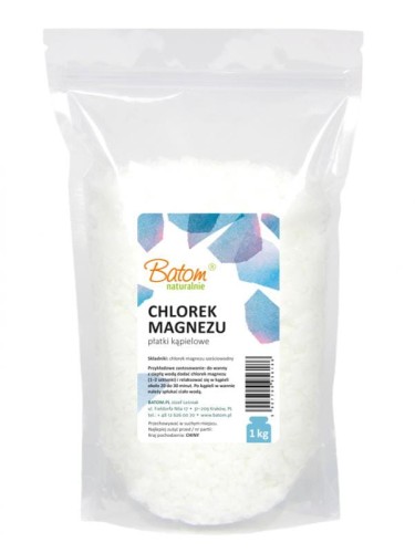 CHLOREK MAGNEZU PŁATKI KĄPIELOWE BATOM 1KG