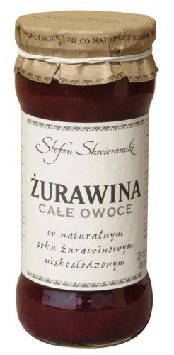 ŻURAWINA CAŁE OWOCE SKWIERAWSKI 360G