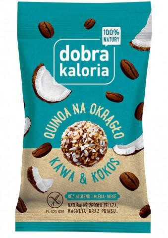QUINOA NA OKRĄGŁO KAWA KOKOS DOBRA KALORIA 24G