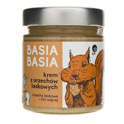 KREM Z ORZECHÓW LASKOWYCH BASIA BASIA 210G ALPI