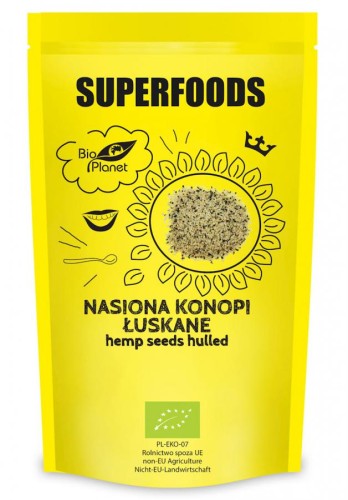 NASIONA KONOPII ŁUSKANE BIO PLANET 250G