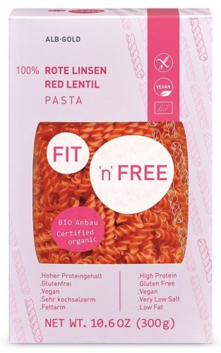 Makaron Z Czerwonej Soczewicy Alb Gold 300g