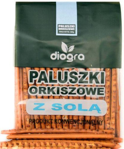 PALUSZKI ORKISZOWE Z SOLĄ DIOGRA 170G