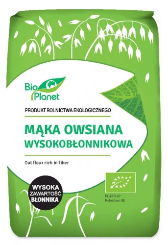Mąka Owsiana Bio 1kg Bioplanet