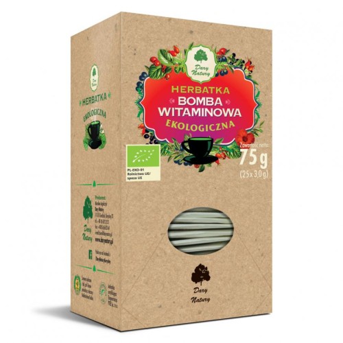 HERBATA BOMBA WITAMINOWA BIO DARY NATURY 75G