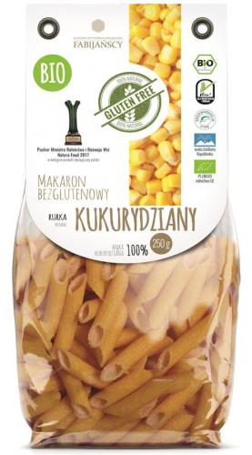 MAKARON RURKA KUKURYDZIANY BEZGLUTENOWY BIO FABIJAŃSCY 250G