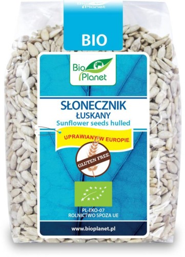 SŁONECZNIK ŁUSKANY BEZGLUTENOWY BIO PLANET 250G