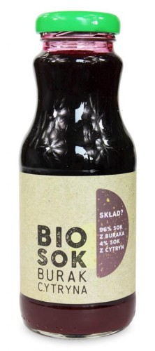 Sok Z Buraka Z Cytryną Owocowe Smaki 250ml