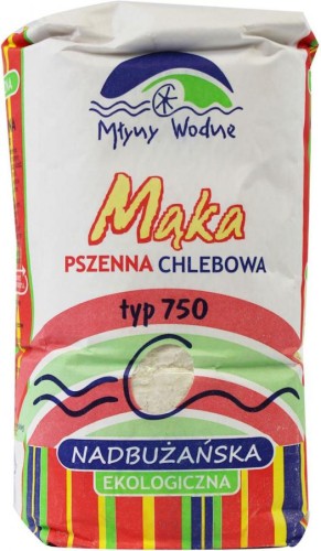 Mąka Pszenna Chlebowa Typ 750 Nadbużańska Bio 1kg