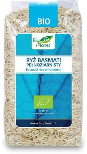 Ryż Basmati Pełnoziarnisty Bio Planet 500g