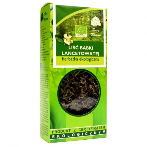 LIŚĆ BABKI LANCETOWATEJ BIO DARY NATURY 25G