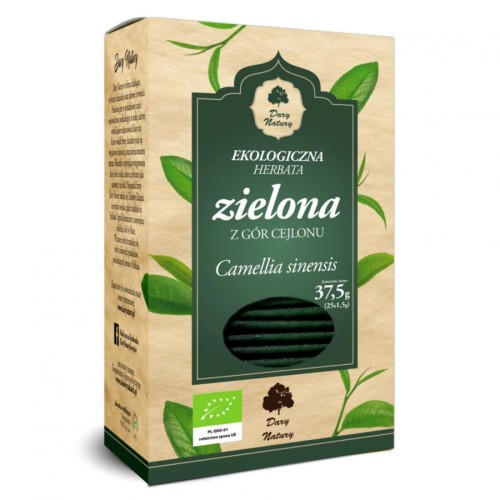 Herbata Zielona EKO 25x1.5g Dary Natury