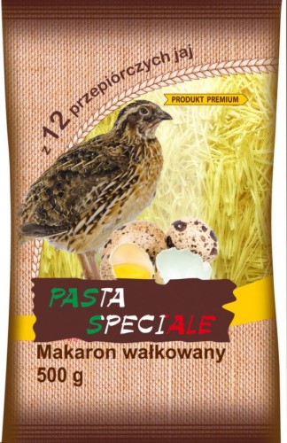 Pasta Speciale Wstążka Średnia Z 12 Jaj Przepiórczych 500g