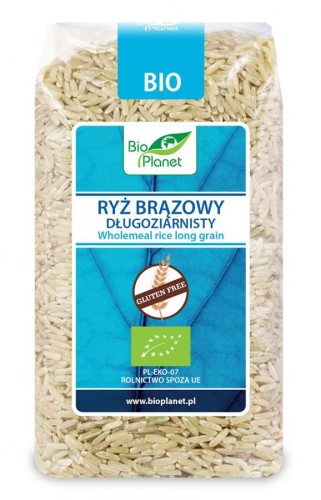 Ryż Brązowy Długoziarnisty Bezglutenowy Bio