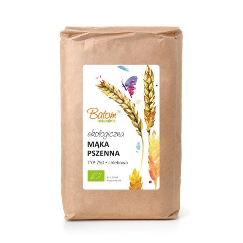 Mąka Pszenna Chlebowa Typ 750 Bio Batom 1kg