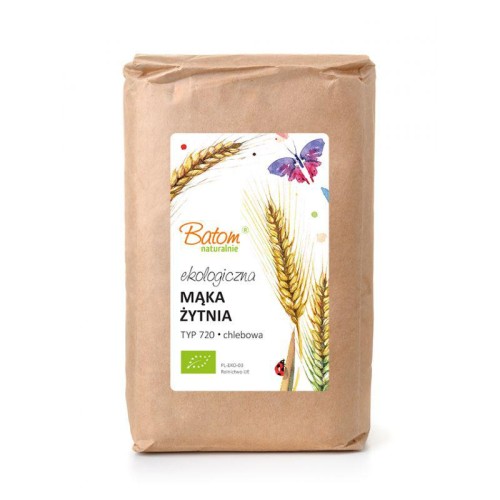 MĄKA ŻYTNIA CHLEBOWA 720 BATOM BIO 1KG