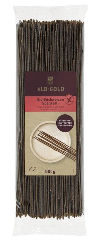 Makaron Gryczany Spaghetti Bezglutenowy Bio 500g Alb Gold