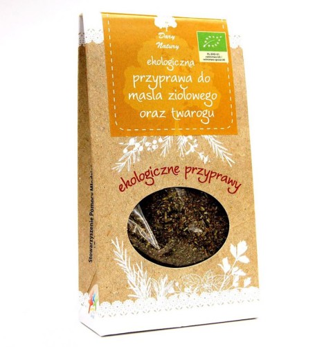 PRZYPRAWA DO MASŁA ZIOŁOWEGO TWAROGU BIO DARY NATURY 30G