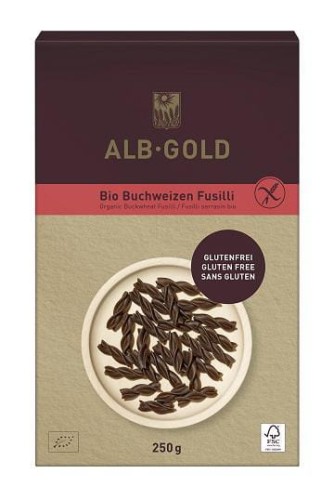 MAKARON GRYCZANY ŚWIDERKI BEZGLUTENOWY BIO ALB GOLD 250G