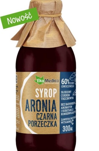 SYROP ARONIA CZARNA PORZECZKA 300ML EKAMEDICA