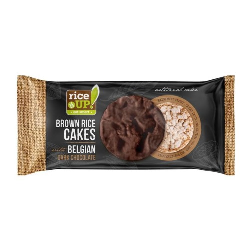 WAFLE Z BRĄZOWEGO RYŻU Z CZEKOLADĄ RICEUP 30G