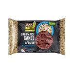 Wafle Z Brązowego Ryżu Z Belgijską Mleczną Czekoladą Bezglutenowe Riceup 30g